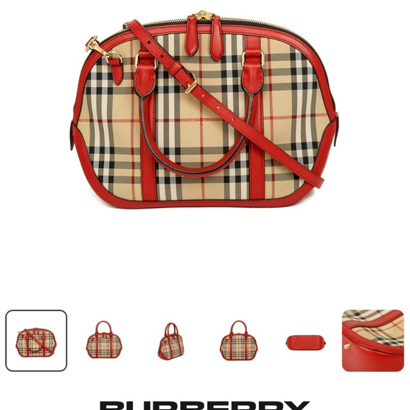 Horseferry Check Small Orchard Bowling Bag Burberry - Picture 4 of 4